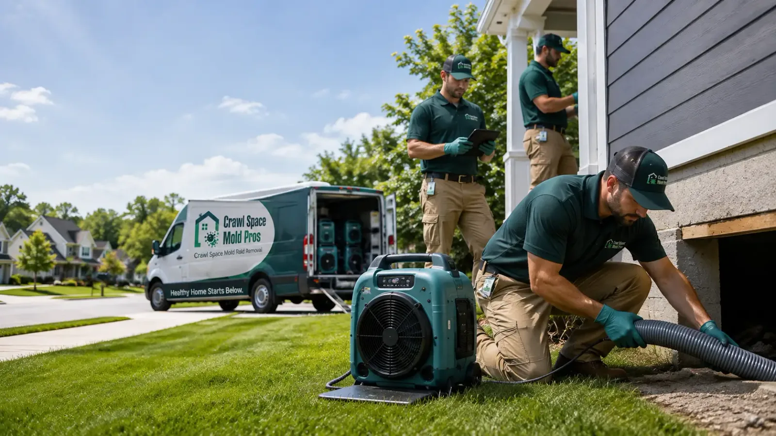 Crawl Space Mold Removal in Highland, IN
